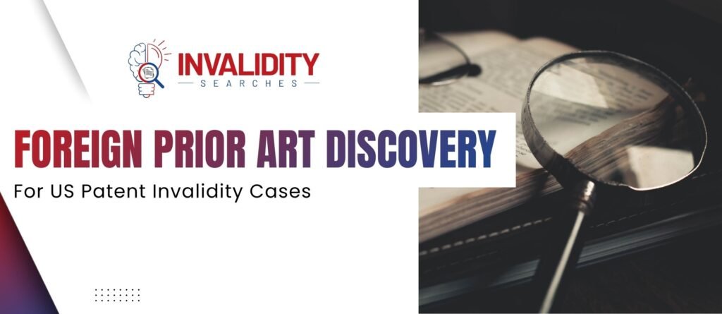 foreign prior art invalidity US