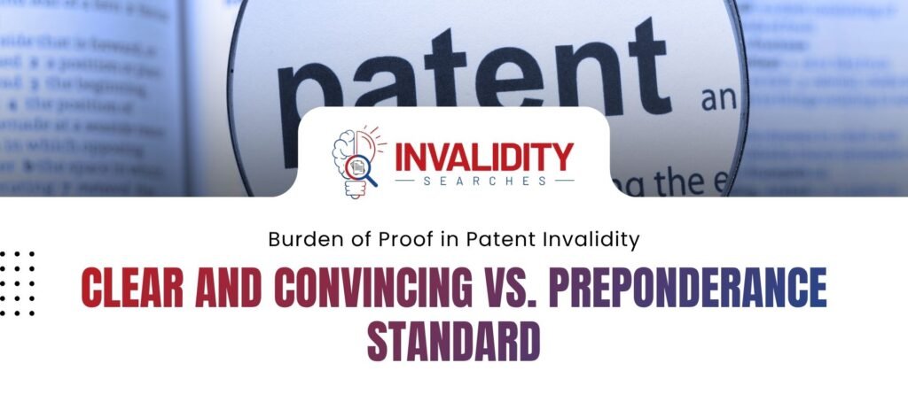 Patent Invalidity Burden of Proof